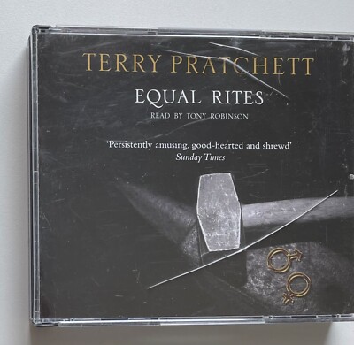 Terry Pratchett, Equal Rites Audio Book, 3 CDs Narrated by Tony Robinson