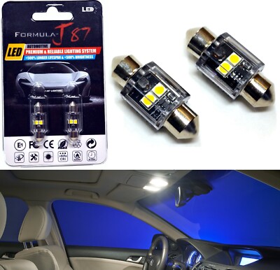 LED Light Canbus Error Free DE3175 5W White 5000K Two Bulb Interior Dome Upgrade