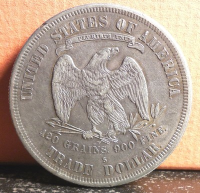Beautiful High Grade 1878 S Silver Trade Dollar
