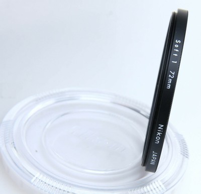 Nikon Soft #1 (2418) 72 mm optical glass Filter Clean w/ CP-5 case 378928