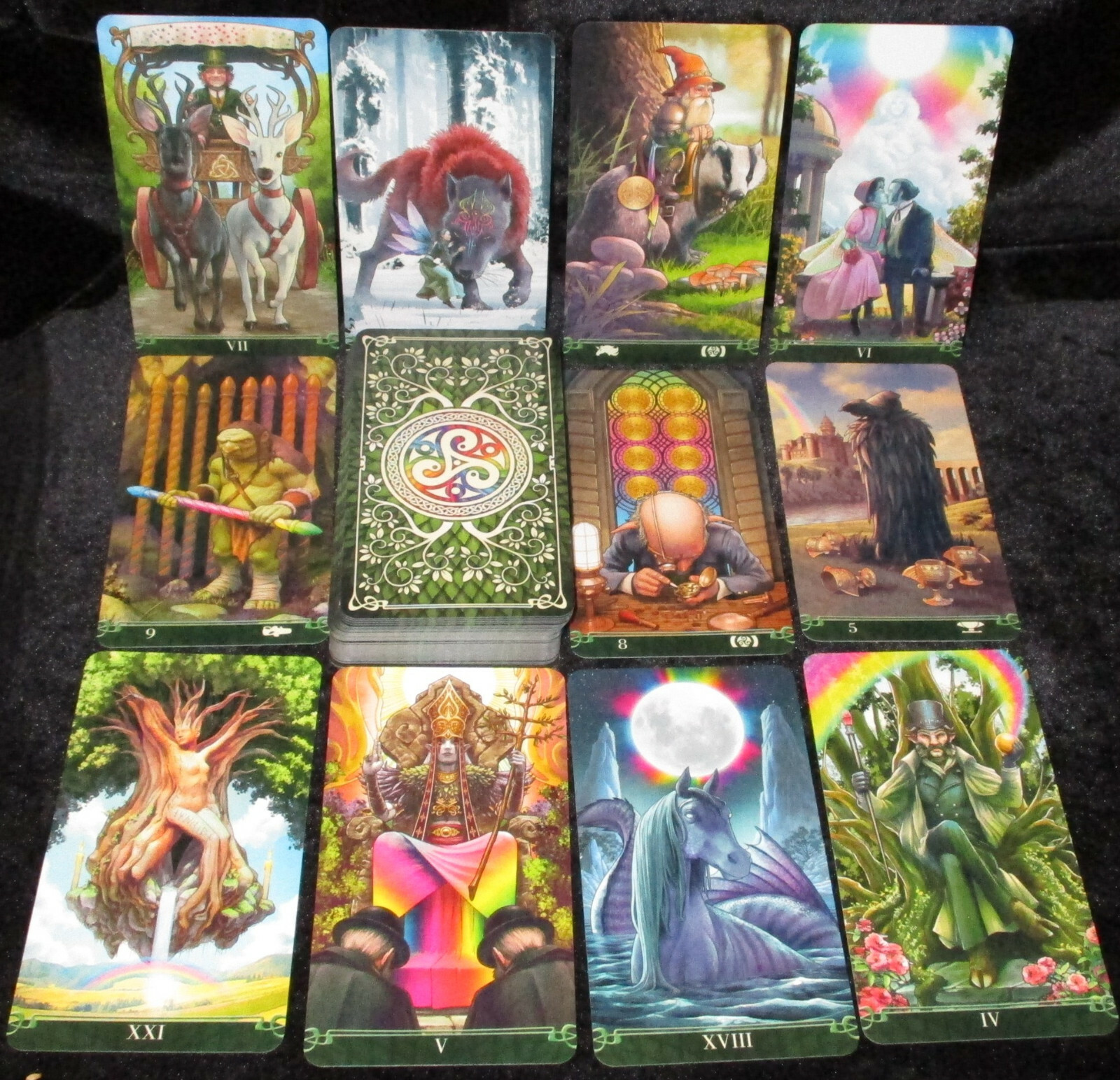 BRAND NEW ~ TAROT AT THE END OF THE RAINBOW DECK FAIRIES