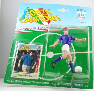 1989 Kenner Tonka Forza Campioni! Roberto Donadoni Soccer Napoli Figurine AIC
