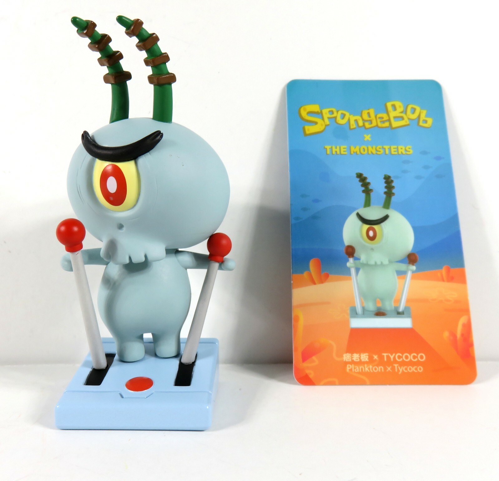 その他 HOW2WORK THEMONSTERS LABUBU & TYCOCO SET Pop Mart HOW2WORK Labubu The Monsters Spongebob Plankton X