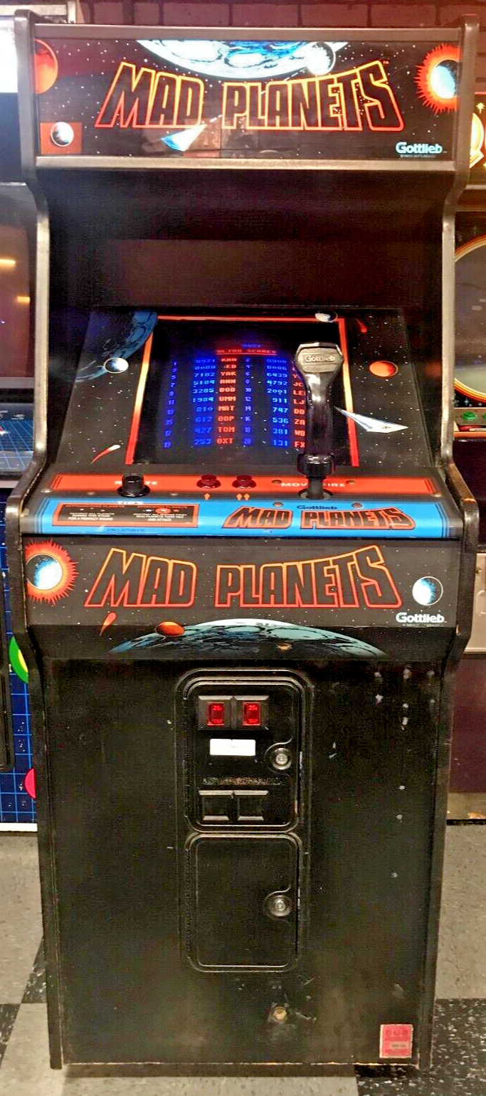 Mad Planets - 1983 By Gottlieb Arcade Machine - 2553 | eBay