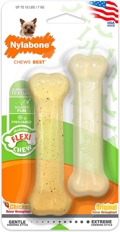 Chicken X-small/petite 1 Count Flexi Chew Toys
