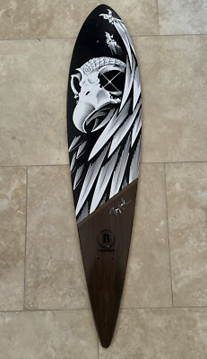 Birdhouse Tony Hawk Falcon Eye Skateboard Deck 40  NOS Pintail Longboard