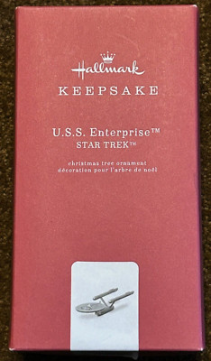 Star Trek Enterprise NCC-1701 Pewter 2018 Hallmark Keepsake Ornament New in Box