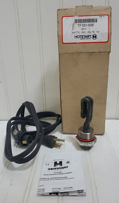 New HOTSTART TF151-008 Engine Block Heater Napa 605-1591 for Caterpillar 151008