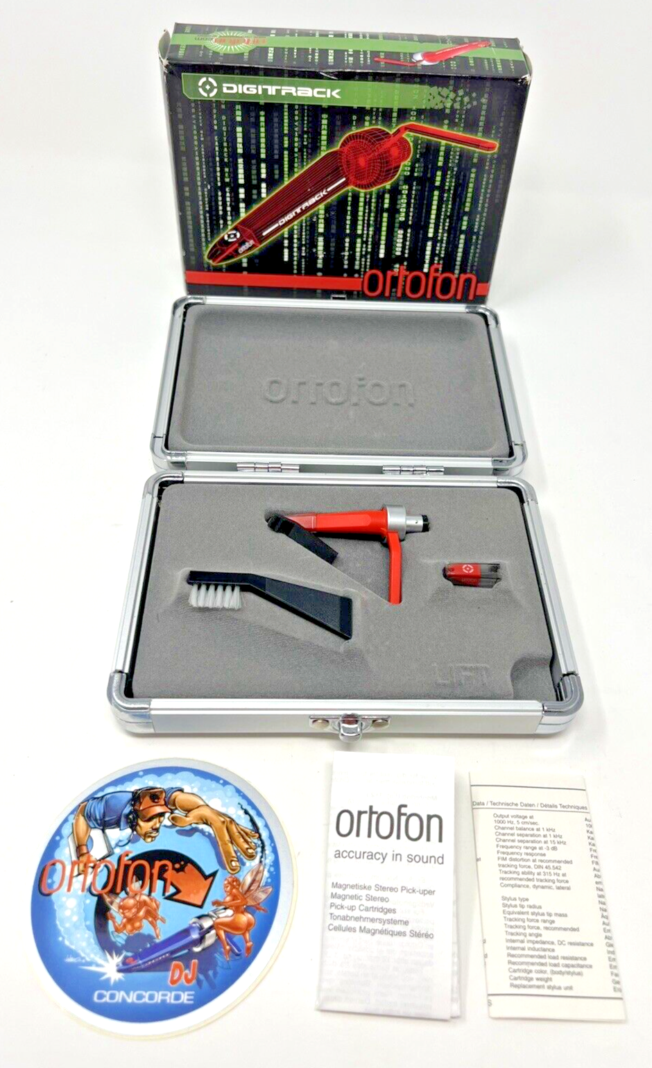 DJカードリッチortofon concordeTwin Digitrack Ortofon Concorde DigiTrack Kit - DJ Cartridge & Styli Pack