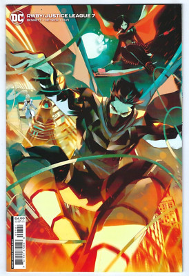 DC Comics RWBY JUSTICE LEAGUE #7 first printing Simone Di Meo cover B variant