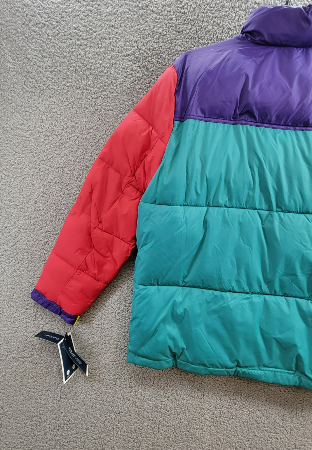 Club Room Colorblocked Quilted Full-Zip Puffer Jacket Men's XL Multi Long Sleeve - Picture 15 of 21