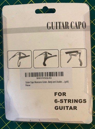 Quick Change Guitar Capo for 6 String Banjo & Ukulele (New)