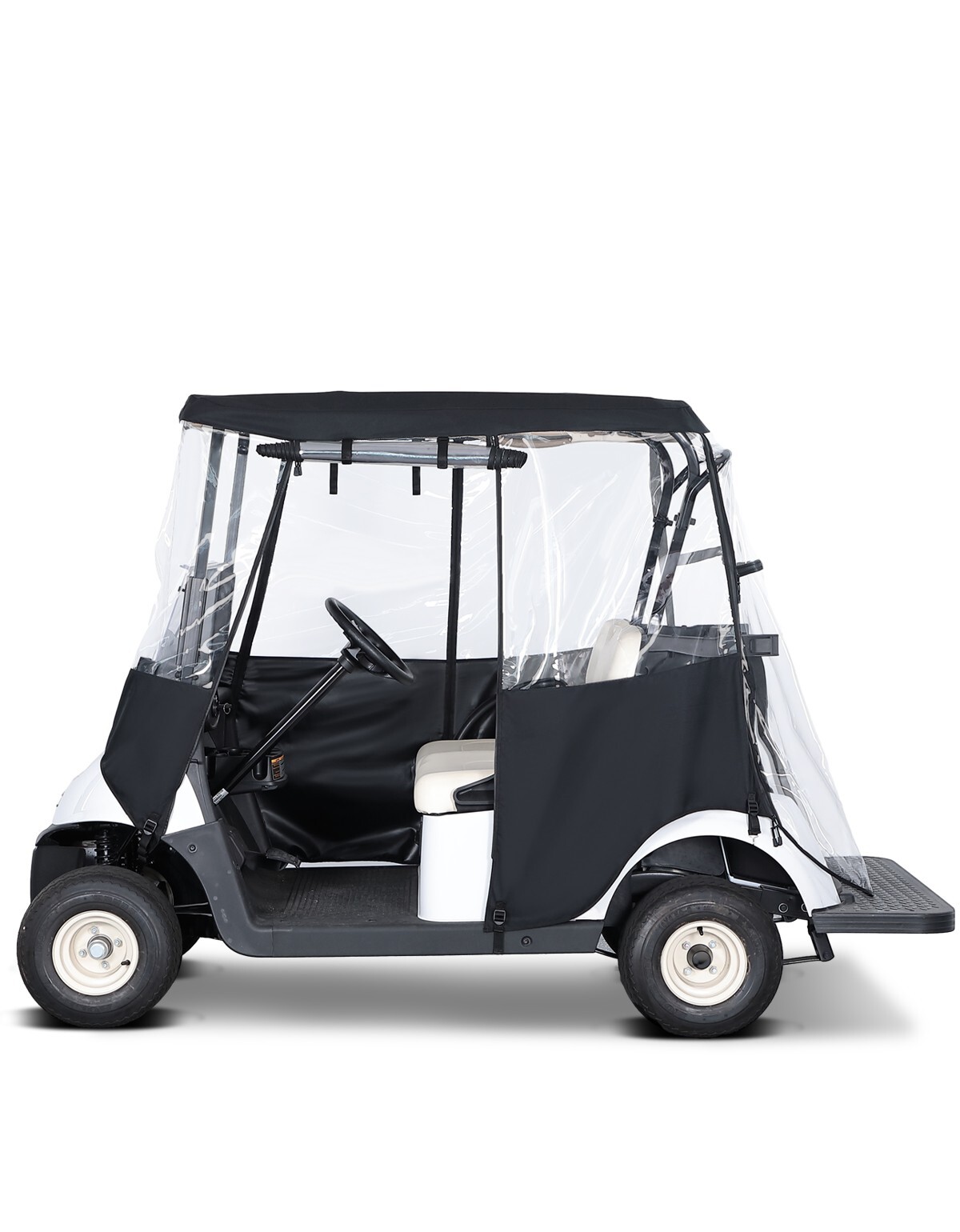 600D Golf Cart Cover Enclosure Protector 2 Passenger for Club Car EZGO YAMAHA