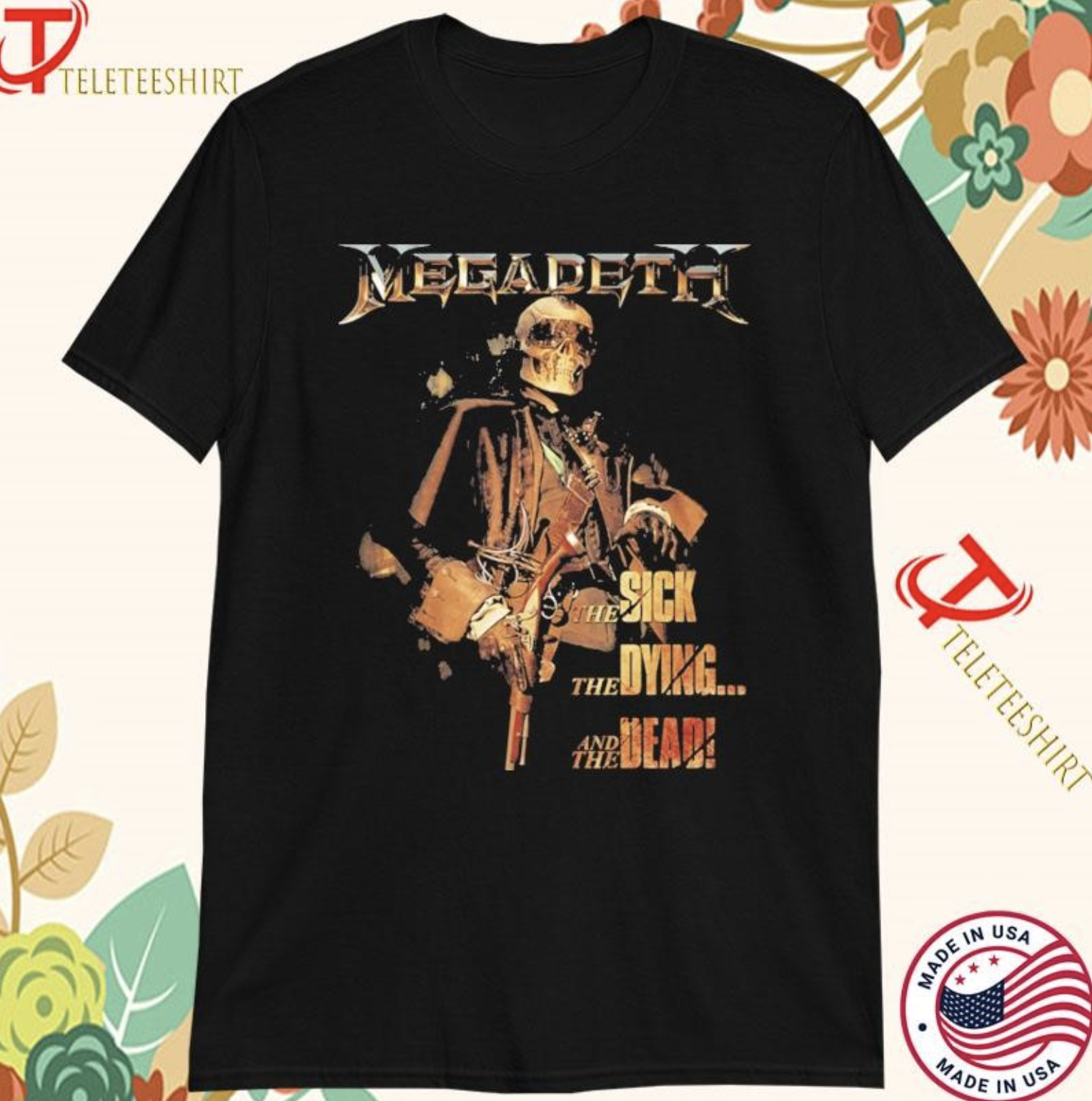 MEGADETH THE SICK, THE DEAD... Tシャツ MEGADETH Short Sleeve T-Shirt: The Sick, The Dying And