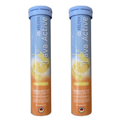 2 Tubes AELOVA Dietary Supplement Tablets Weight Control Effervescent Tighten