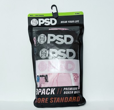 PSD Boxer Briefs Flamingo Jungle Soft Microfiber 3 PACK Men's Sz XL FREE SHIP!