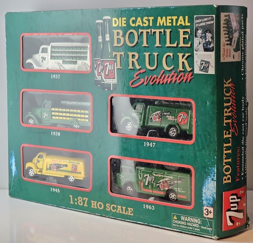 Golden Wheel Vintage 7UP bottle delivery truck evolution 1