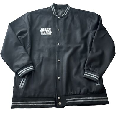 Authentic 2017 Roger Waters Us Them Tour Wool Pigs Varsity Jacket Pink Floyd 2XL