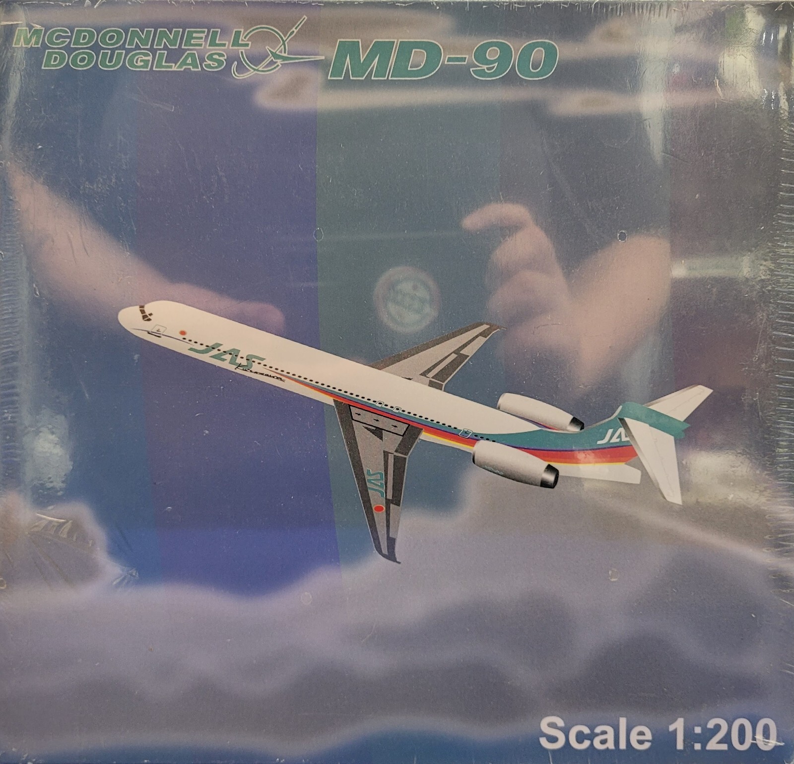 1:200 Jet-X JAS Japan Air System MD-90 JA006D JXL052A