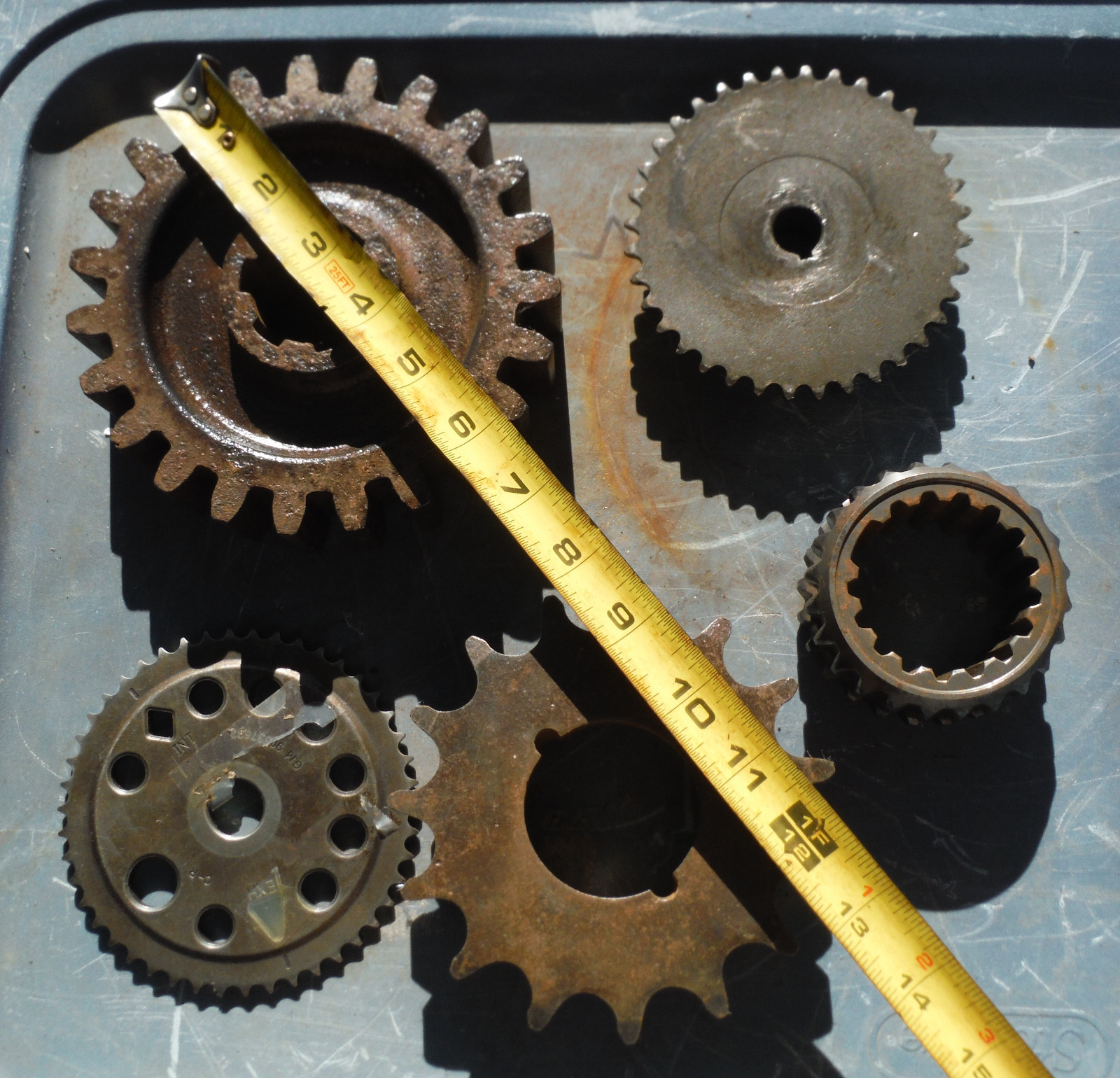 Lot of 13 Gears for Steampunk Projects and Artistic Supply
