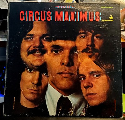 Circus Maximus Self-Titled Vinyl Jerry Jeff Walker 1967 Psych Folk Rock EX/VG+