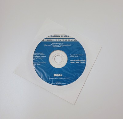 Dell Microsoft Reinstallation CD Windows XP Professional Service Pack 3