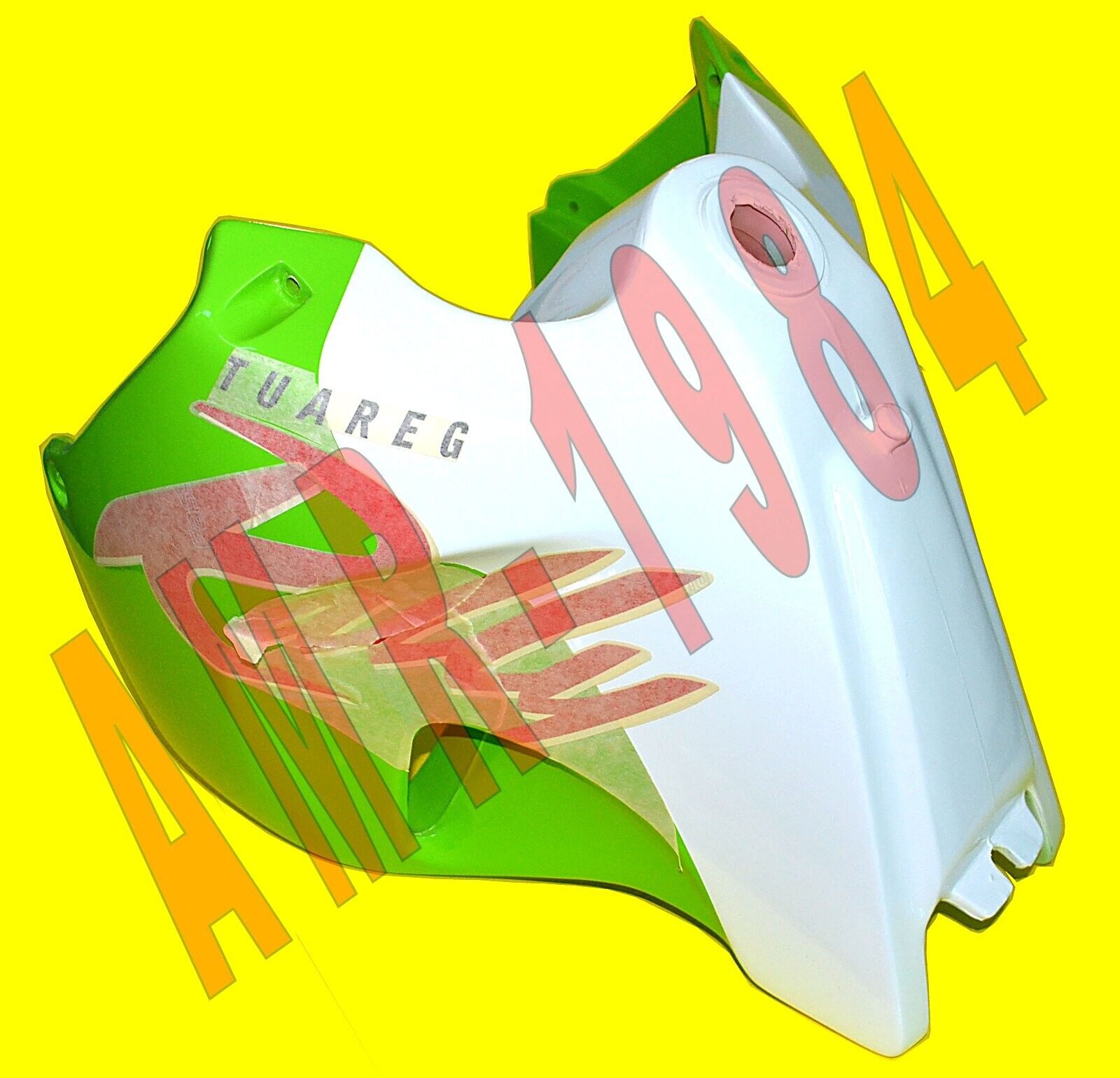 SERBATOIO BENZINA  VERDE / BIANCO  ORIGINALE  APRILIA TUAREG RALLY 50 AP8230597