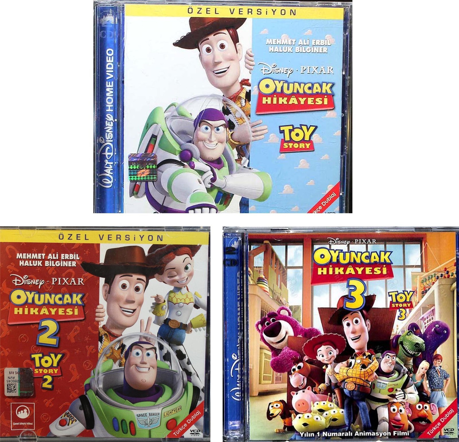 VCD Toy Story Trilogy Turkish DUB Video CD Movies | eBay
