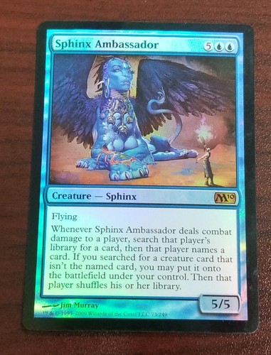 MTG Sphinx Ambassador Magic 2010 73/249 Foil Mythic NM | eBay