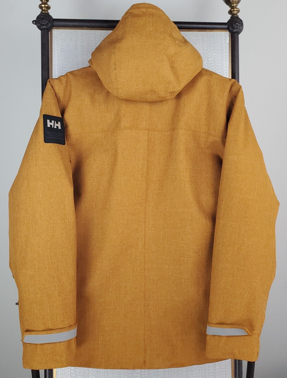 Pre-owned Helly Hansen $350  Size 2xl Mens Primaloft Insulated Waterproof Jacket Hooded In Beige