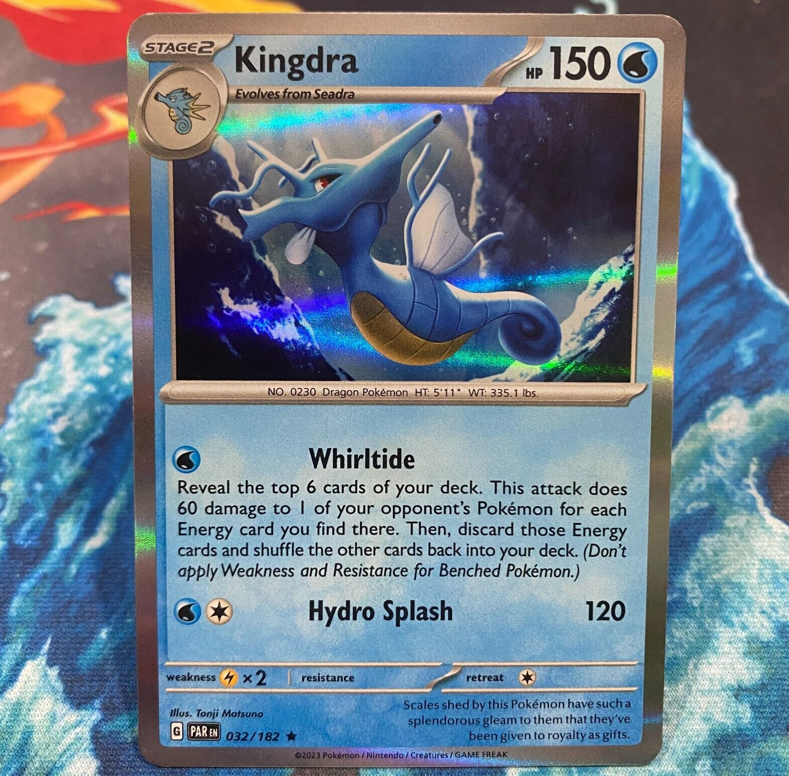 Kingdra Holo Rare Pokemon Card Paradox Rift 032/182 NM | eBay Kingdra Holo Rare Pokemon Card Paradox Rift 032/182 NM | eBay