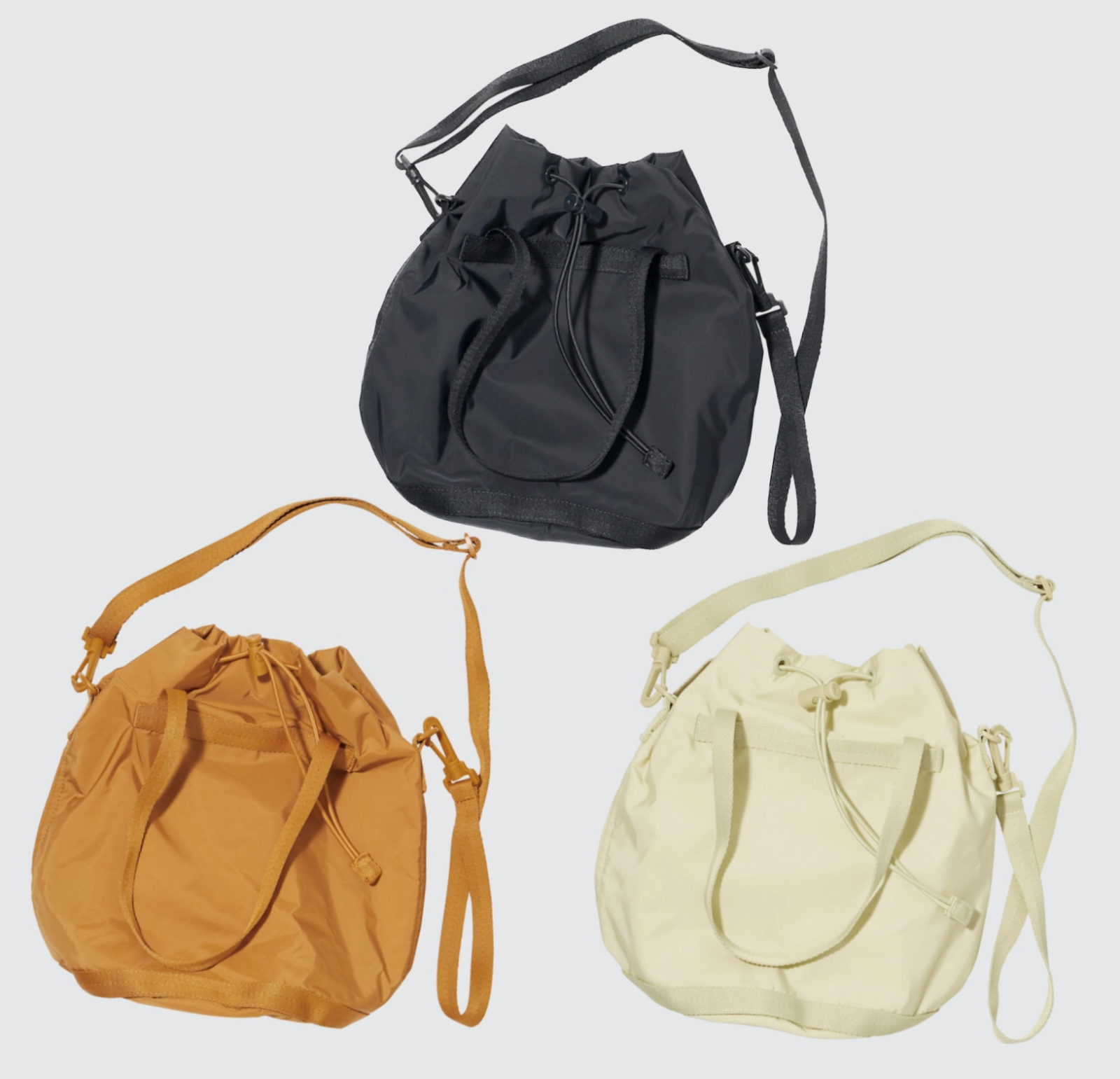 [ovuni] Ruffle drawstring bag_black★日本未入荷 Ruffle drawstring bag_black - ovuni