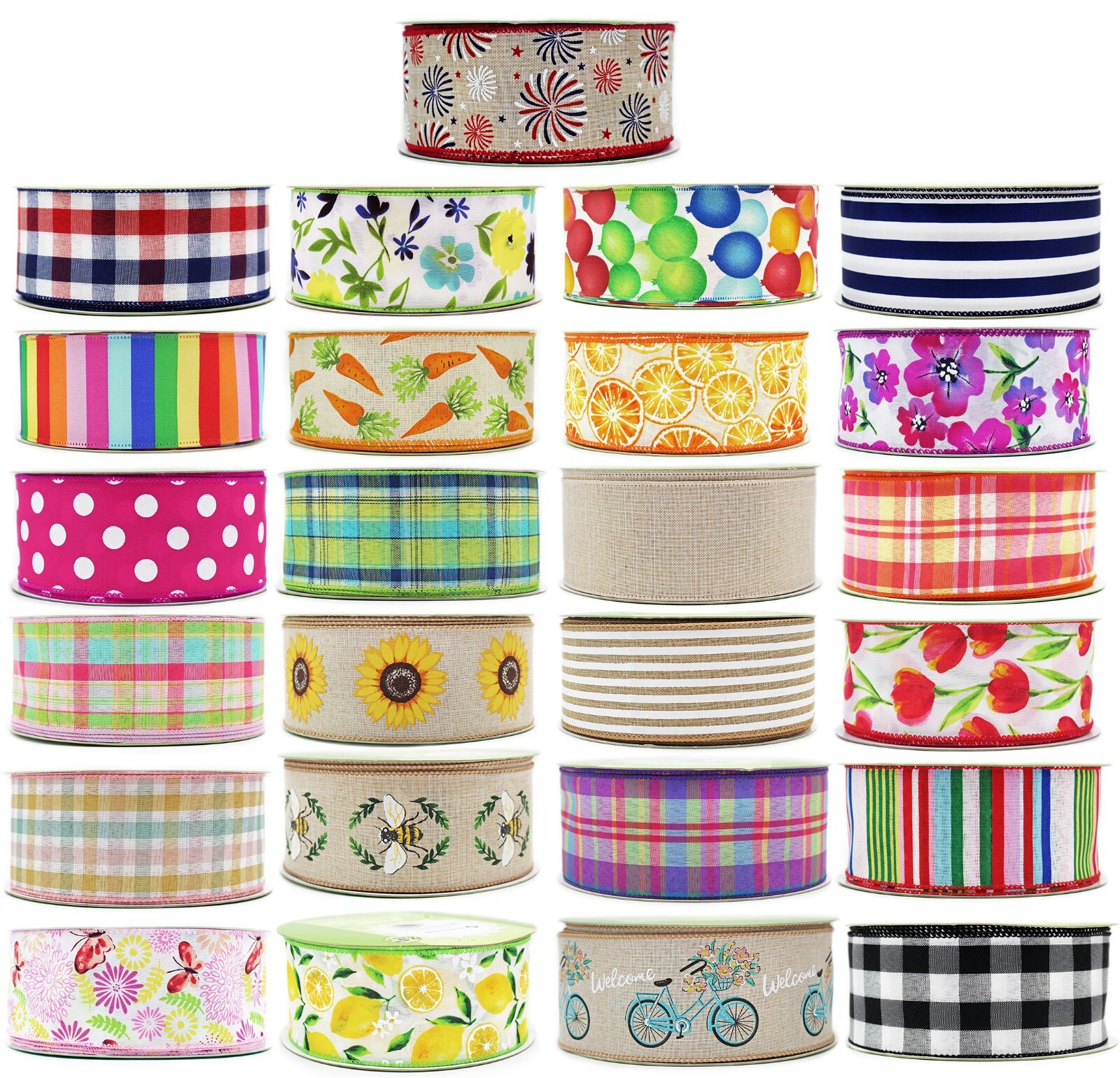 Member's Mark Premium Wired Edge Ribbon 2.5 Member's Mark Premium Wired Edge Ribbon 2.5