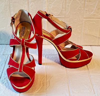 Michael kors on sale red heels