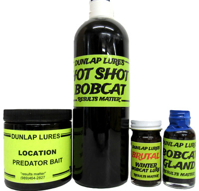 Dunlap's Professional Bobcat Trapping Bait And Lure Kit Dunlap Lures K-41
