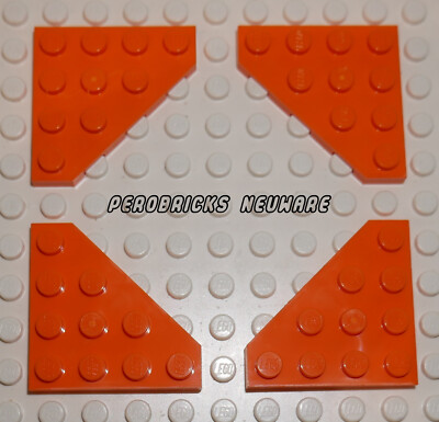Lego Basic Technik Technic 4 Platten 4x4 orange #30503 NEUWARE