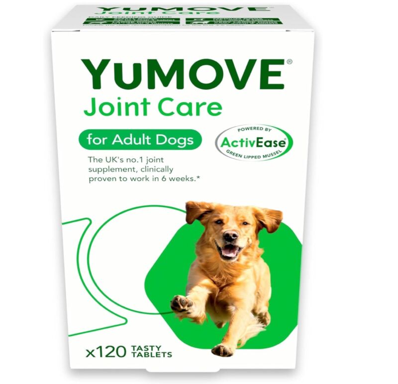 Lintbells Youmove Dog Mobility Health Supplement Aid For Stiff Old Dogs 120 Tabs