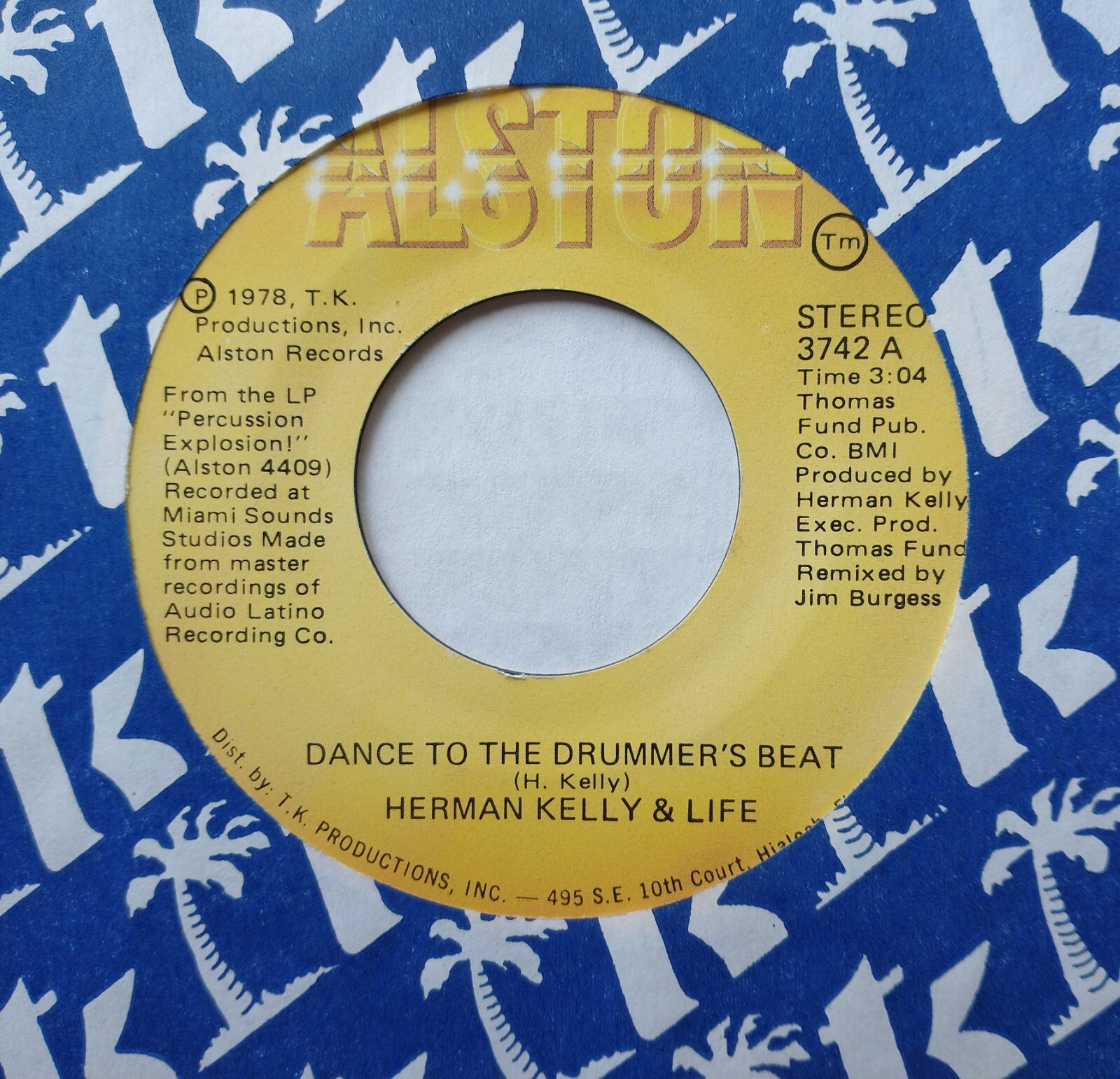 洋楽 Herman Kelly & Life - Dance To The ~ HERMAN KELLY & LIFE - DANCE TO THE DRUMMERS BEAT/EASY GOING