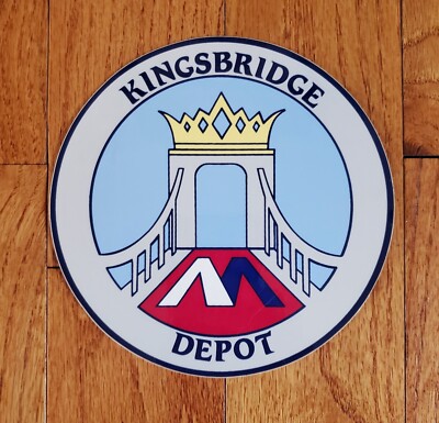NYCTA NYC BUS DECAL STICKER KINGSBRIDGE DEPOT BRONX NY TA MTA 6.25''