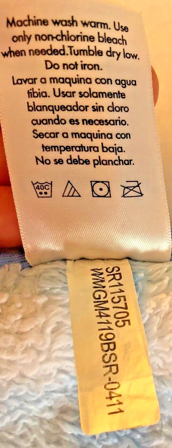 Garanimals Zoom Airplane Blue White Plaid Checked Fleece Baby Blanket Lovey Soft