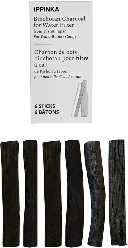 Binchotan Charcoal - Water Purifying Stick for Great-Tasting Water from Kishu