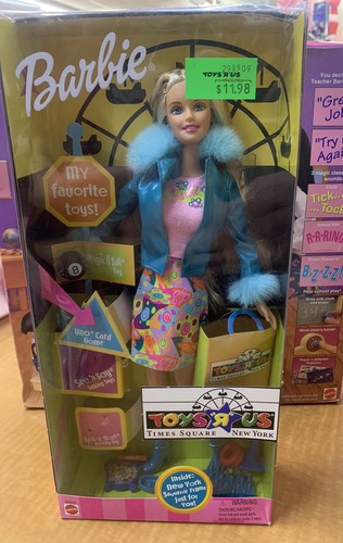 クリアファイル Barbie2001 2001 Barbie Doll Toys R Us New York Times Square #52630