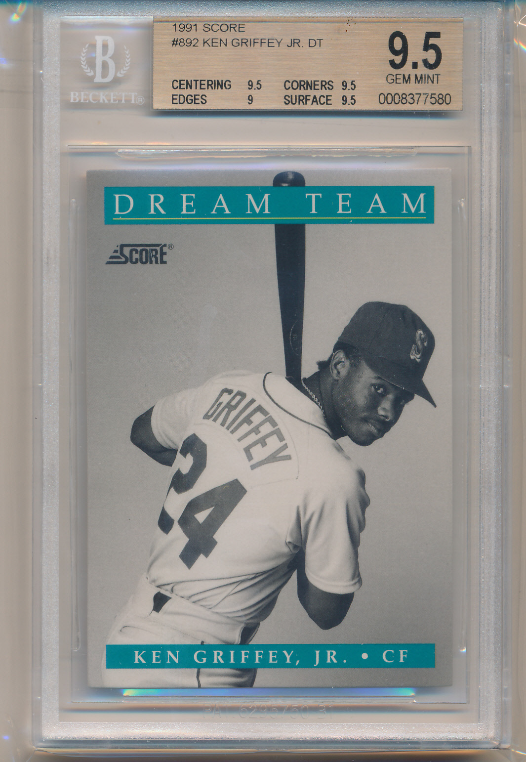 1991 Score Ken Griffey Jr (HOF) (Dream Team) (#892) (Subs 3 1991 Score Ken Griffey Jr (HOF) (Dream Team) (#892) (Subs 3