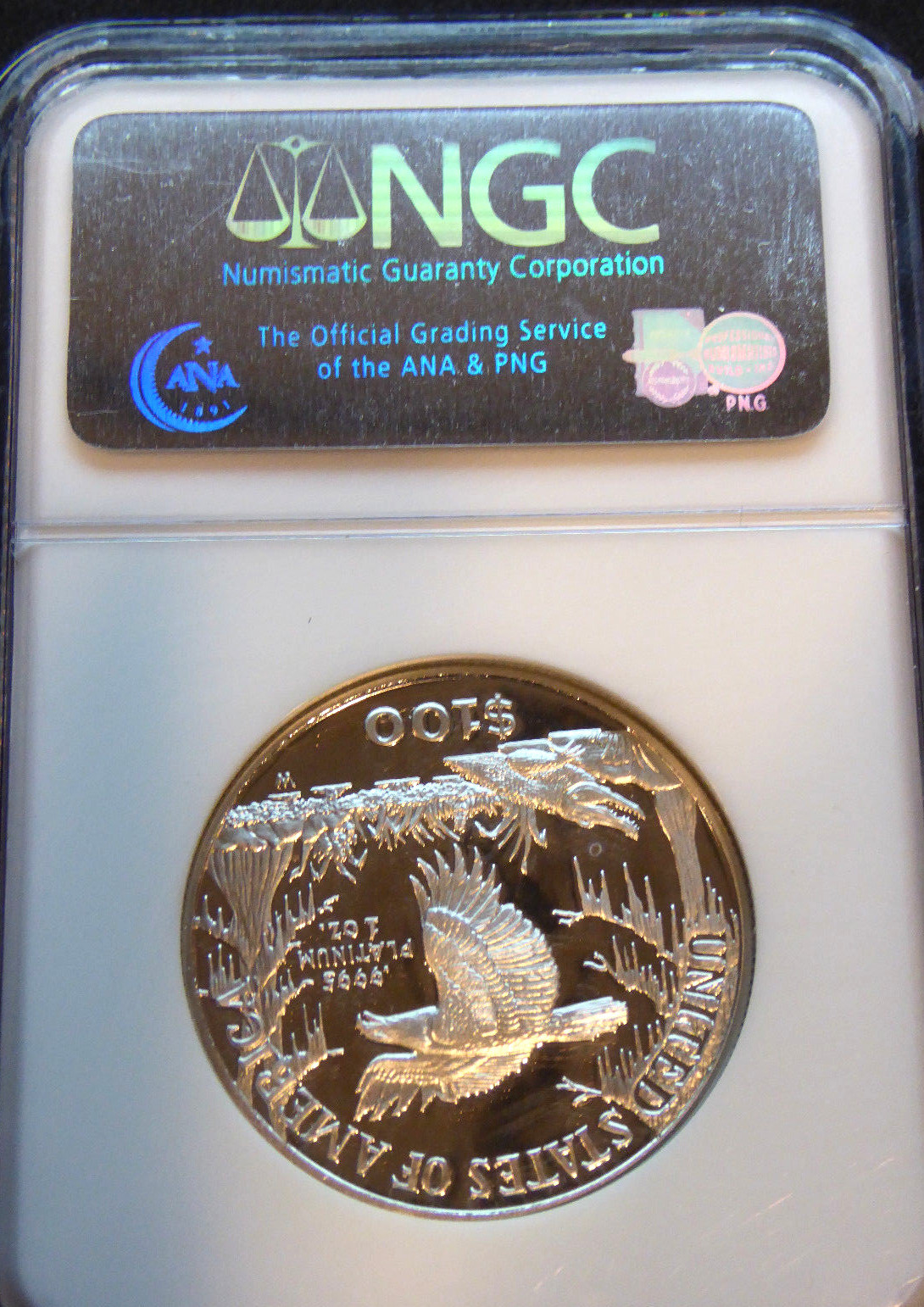 1999-W P$100 Proof Platinum American Eagle PF70 Ultra Cameo NGC -PRICE REDUCED!