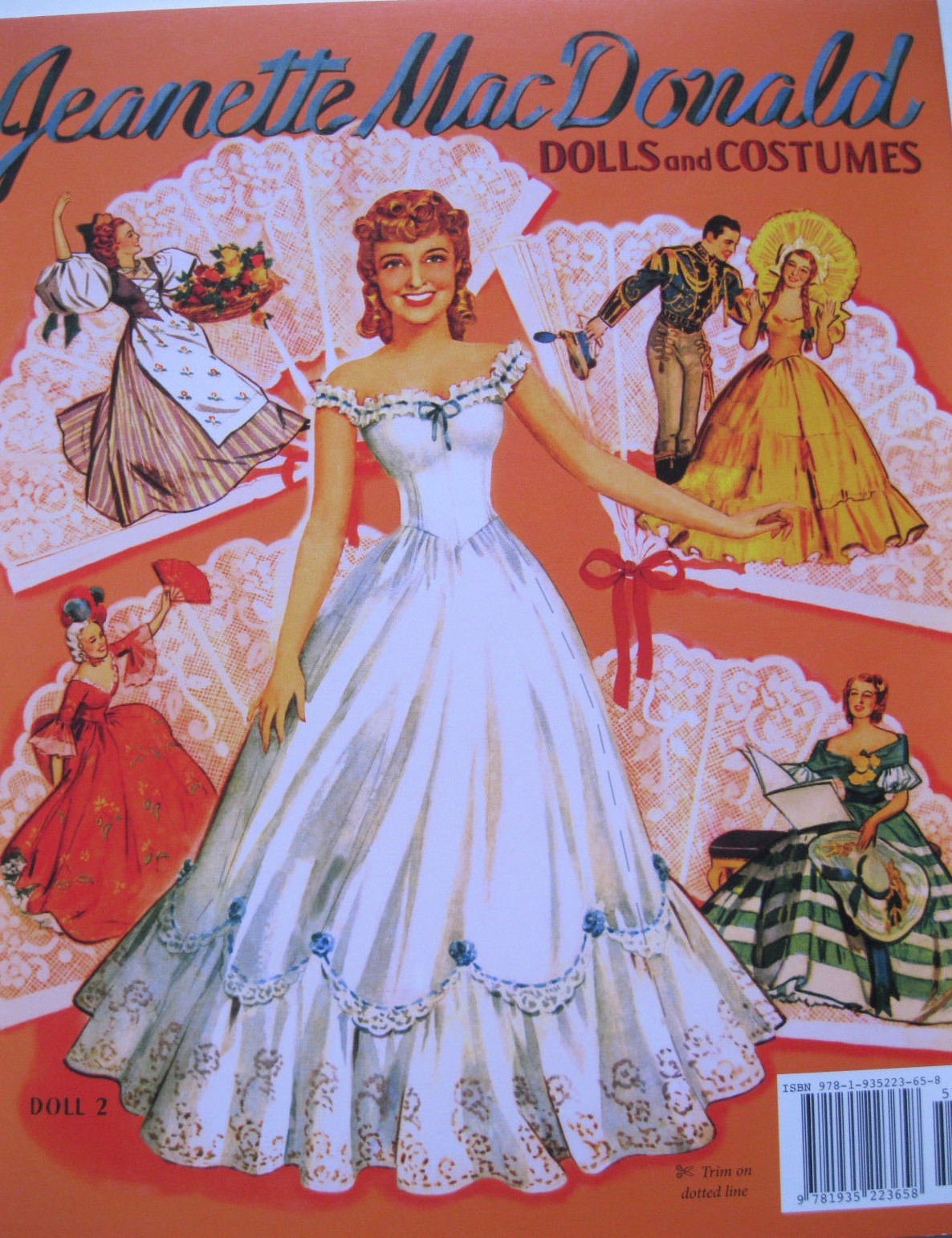 JEANETTE MACDONALD Vintage Reproduction Paper Doll Book--SPECIAL PRICE!