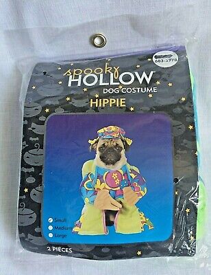 Hippie Dog Costume New Sealed Size Small Spooky Hollow JoAnn Fabrics Retired 