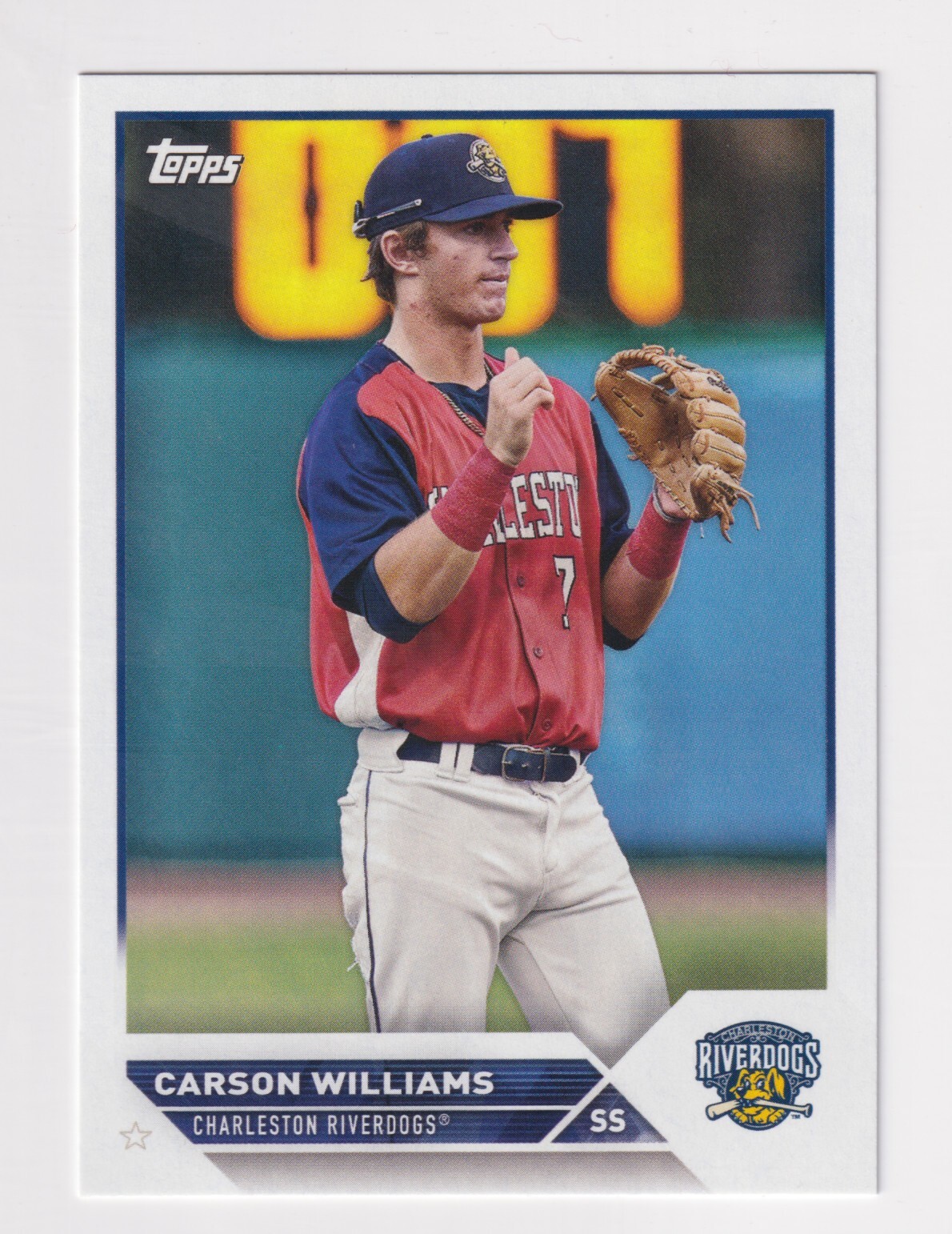スポーツ選手 carson williams  Topps PRO DEBUT 2023 2023 Topps Pro Debut PD-3 CARSON WILLIAMS RC Rookie Tampa