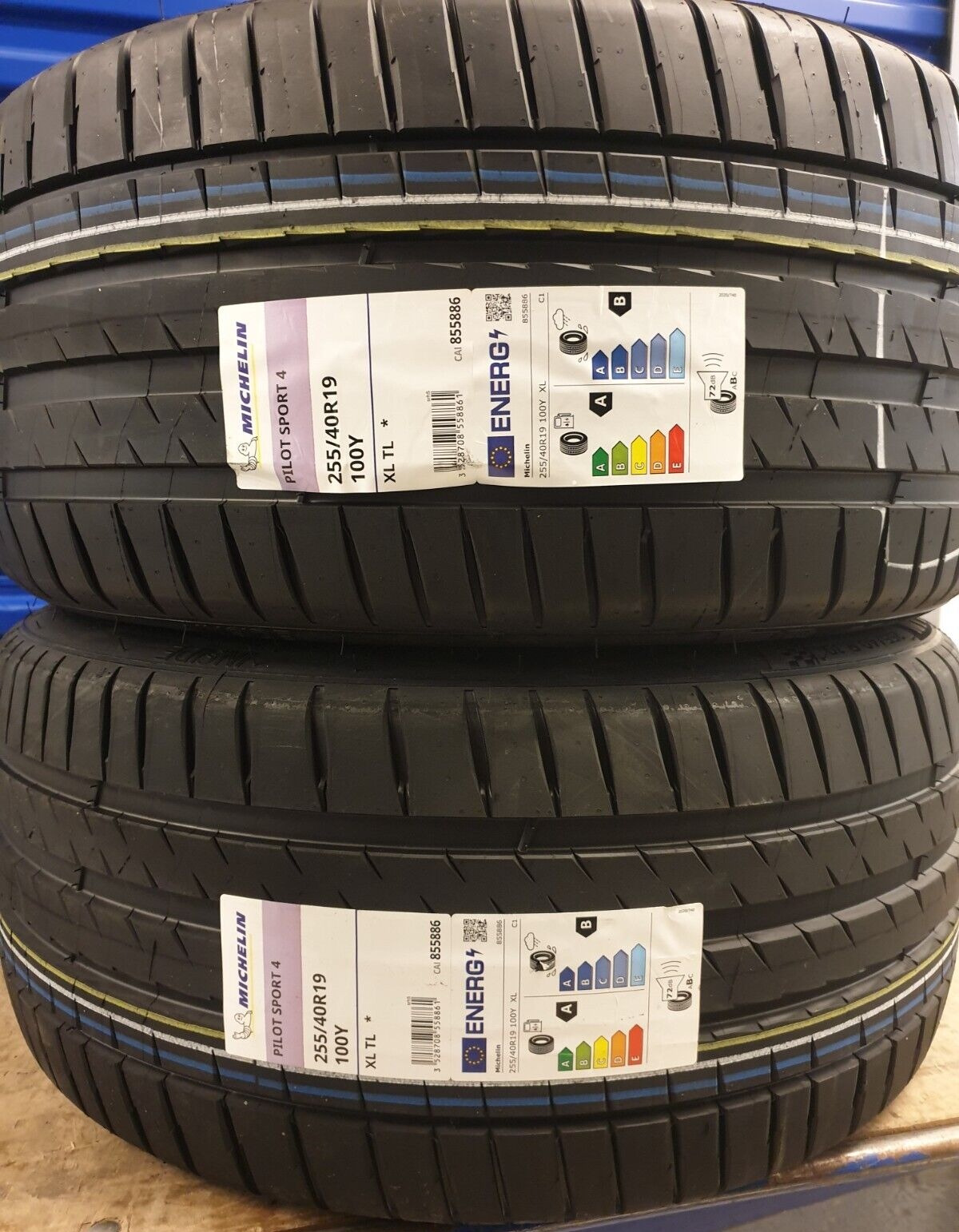 2X NEW MICHELIN PILOT SPORT 4 255/40 ZRFT19 96W RUNFLAT ZP 2X NEW MICHELIN PILOT SPORT 4 255/40 ZRFT19 96W RUNFLAT ZP