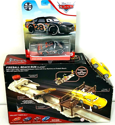 Disney pixar cars 3 hotsell fireball beach run playset