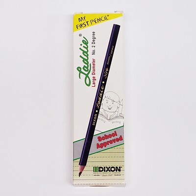 Blue Dixon's Laddie Practice Fat 304 Pencils 12 Ct Unsharpened-Dixon Ticonderoga